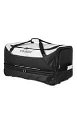 Travelite Basics Wheeled Duffle exp. Black/white