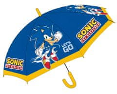 EXCELLENT Detský automatický dáždnik 74 cm - Ježko Sonic/Let's go