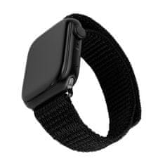 FIXED Nylonový řemínek Nylon Sporty Strap pro Apple Watch 38/40/41mm, černý (FIXNST2-436-BK)