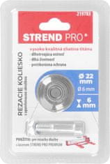 Strend Pro Koliesko Strend PRO PREMIUM WB218 (22x6x6 mm) náhradné, pre rezač dlažby, professional, heavy duty