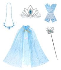 EXCELLENT Modrý plášť princeznej - Modrá súprava šperkov