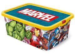 EXCELLENT Plastový box na hračky s vekom Marvel - Avengers