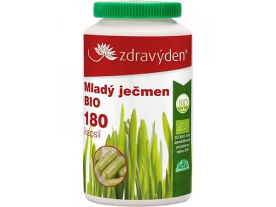 Zdravý den Mladý jačmeň BIO 180 tabliet