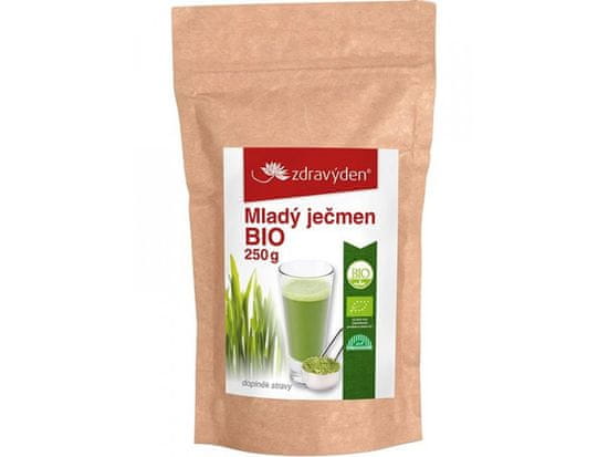 Zdravý den Mladý jačmeň BIO 250g