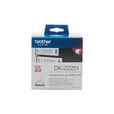 BROTHER - DK-22251 (papierová rolka 62mm x 15,24m) - dvojfarebná tlač pri použití v QL-8xx