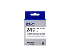 Epson Tape Cartridge LK-6WBVN Vinyl, Black/White 24 mm / 7m