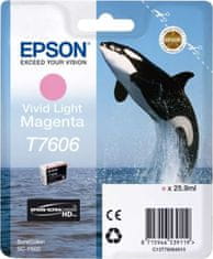 Epson Epson T7606 Ink Cartridge Vivid Light Magenta