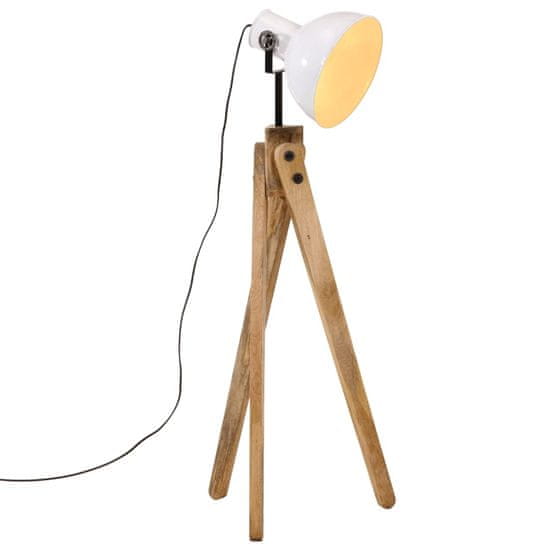 Petromila vidaXL Podlahová lampa 25 W biela 45x45x120 cm E27