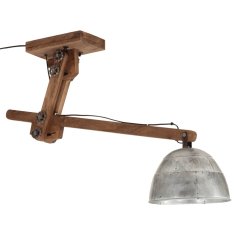 Petromila vidaXL Závesná lampa 25 W starožitná strieborná 105x30x65-108cm E27