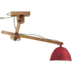 Petromila vidaXL Závesná lampa 25 W šmuhovaná červená 105x30x65-108cm E27
