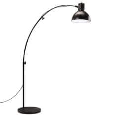 Petromila vidaXL Podlahová lampa 25 W čierna 150 cm E27