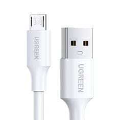 shumee PVC kábel USB0-A - microUSB 480 Mb/s 2m biely