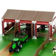 Kruzzel 22404 Detská farma so zvieratami a 2 traktory