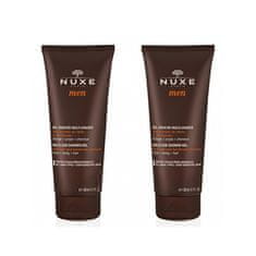 Nuxe Súprava sprchových gélov na telo, tvár aj vlasy Men (Multi-Use Shower Gel) 2 x 200 ml