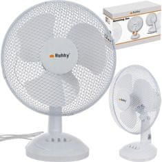 Ruhhy  23192 Rotačný ventilátor 38W, 220V / 50 Hz, biely