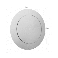 KONDELA Zrkadlo na stenu Elison Typ 12 - sklo