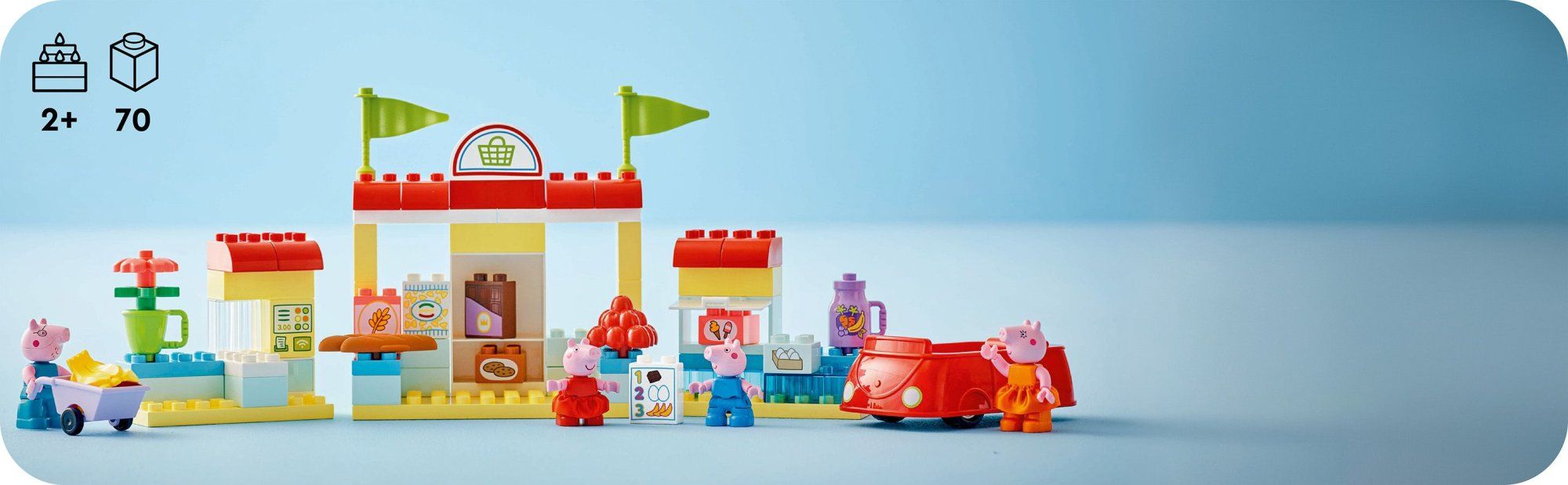 LEGO DUPLO 10434 Prasiatko Peppa a supermarket