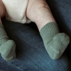 Detské ponožky Stay-on-Socks NEWBORN 1pár Calming Green