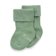 Detské ponožky Stay-on-Socks NEWBORN 1pár Calming Green