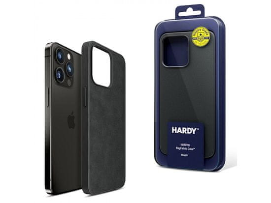 3MK 3mk HARDY MagFabric Čierne puzdro na telefón Apple iPhone 15 Pro Max