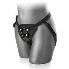 XSARA Spolehlivý pás strap-on - obruč na penis, dildo - 64678905