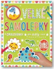 Stuart Lynch: Velké samolepky a omalovánky pro malé ruce Dino ostrov