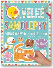 Véronique Petit: Velké samolepky a omalovánky pro malé ruce Mláďata