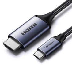 shumee USB-C - HDMI 2.1 8K 60Hz adaptérový kábel 1,5m šedý