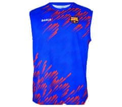 FAN SHOP SLOVAKIA Športové tričko FC Barcelona, modré, bez rukávov | S