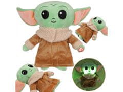 sarcia.eu Star Wars Baby Yoda Svietiaca plyšová hračka 29 cm 