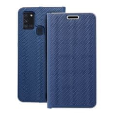 FORCELL Puzdro / obal pre Samsung Galaxy A21s modré - Luna Carbon