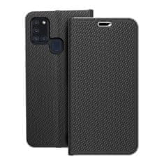 FORCELL Puzdro / obal pre Samsung Galaxy A21s čierne - Luna Carbon