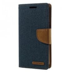 mobilNET Puzdro / obal pre Samsung Galaxy A3 modrý - kniha CANVAS