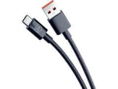 3MK 3mk Hyper Cable Black Kábel USB-A na USB-C 60W 3A 1,2m 