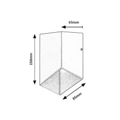 Rabalux Svietidlo vonkajšie nástenné LED 5w 3000K IP54 antracit 160lm RABALUX 77049 TILBURG