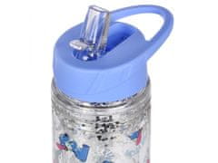 Disney Plastová fľaša/bidon Disney Lilo a Stitch so slamkou, priehľadná 550ml 