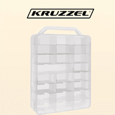 Kruzzel 20313 Plastový kufrík na autíčka 46 miest