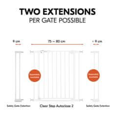 Hauck Prodl. Safety Gate Extension 9 cm White
