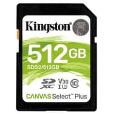 Kingston Pamäťová karta SDXC UHS-I U1 512GB SDS2/512GB