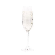 KONDELA SNOWFLAKE CHAMPAGNE poháre na šampanské set 4 ks s kryštálmi 230 ml