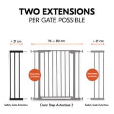 Hauck Prodloužení k zábraně Safety Gate Extension 21 cm Black - rozbalené