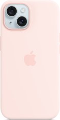 Apple iPhone 15+ Silicone Case with MagSafe - Light Pink