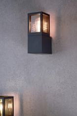 Light Impressions Deko-Light nástenné prisadené svietidlo - Facado II hranaté tónované, 1x max 20 W, sivá 731151