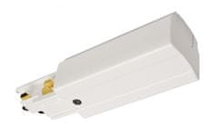 Light Impressions Deko-Light 3-fázový koľajnicový systém - D Line DALI elektrické napájanie ľavé, biela 710514