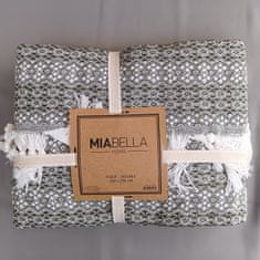 MIABELLA Prehoz PATTERN 200x230 cm., khaki