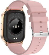 Wotchi AMOLED Smartwatch W21HK – Gold - Pink