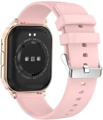Wotchi AMOLED Smartwatch W26HK – Gold - Pink