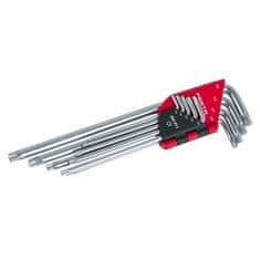 Long Set L kľúčov torx CrV predĺžené T10 - T50 9 ks, FESTA