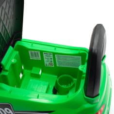 Baby Mix Detské odrážadlo so zvukom RACER zelené