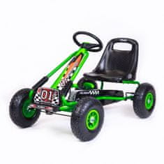 Baby Mix Detská šliapacia motokára Go-kart Razor zelená